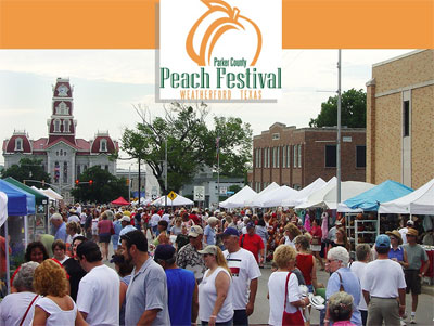 Parker County celebrates its 29th Annual Peach Festival in Historic Downtown Weatherford on Saturday, July 13, 8 a.m. to 5 p.m. Visitors will enjoy delights made with locally grown fruit, of course, plus all kinds of activities for the family ranging from the famous Peach Pedal Bike Ride to the 42 Domino Tourney. See more details in the Weatherford/Parker County section of the e-calendar below, or visit www.parkercountypeachfestival.org.