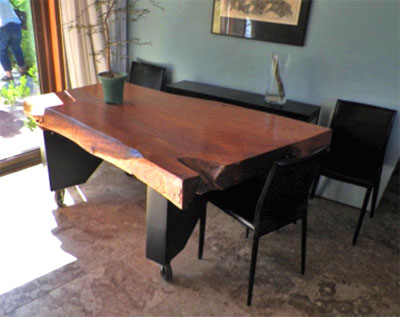 This table was created from a favorite tree that went down in a storm.