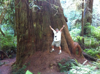 A Texas horticulturist in California redwood territory. All photos courtesy of Steven Chamblee.