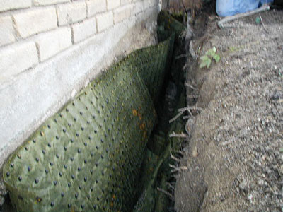 Once conflicting items are addressed, root barriers or bio-fabric can easily be set in place.