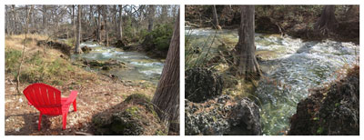 The charms of Cypress Creek are undeniable. Bald cypress trees line many Hill Country waterways. Click image for larger view.