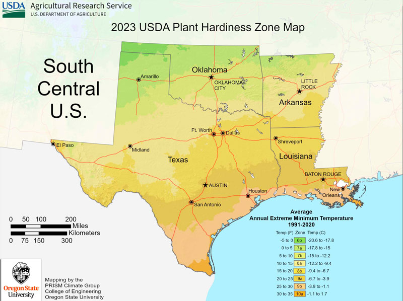 2023 USDA Plant Hardiness Zone Map